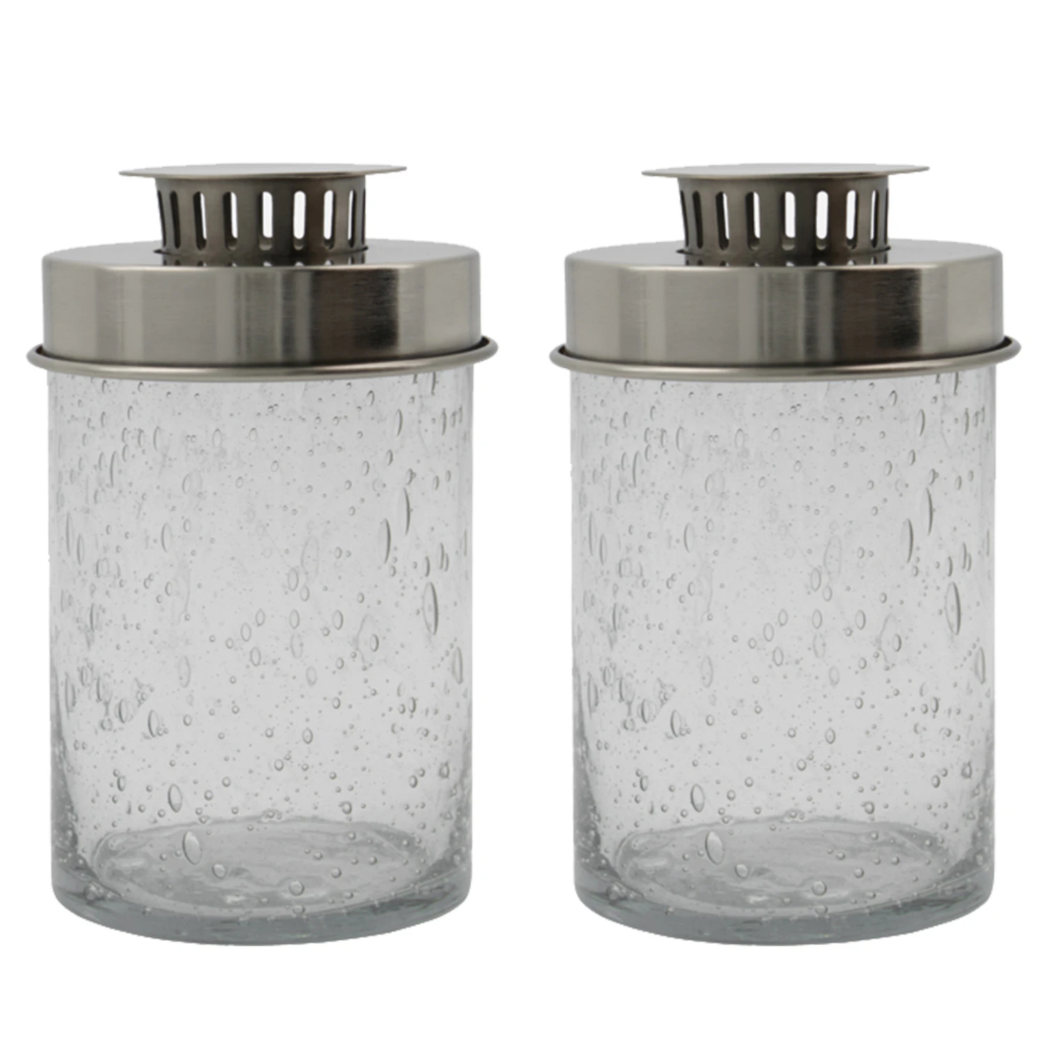 House Doctor Omay Lanterne 2-pak - Fyrfadsstager Jern Klar - 900000498