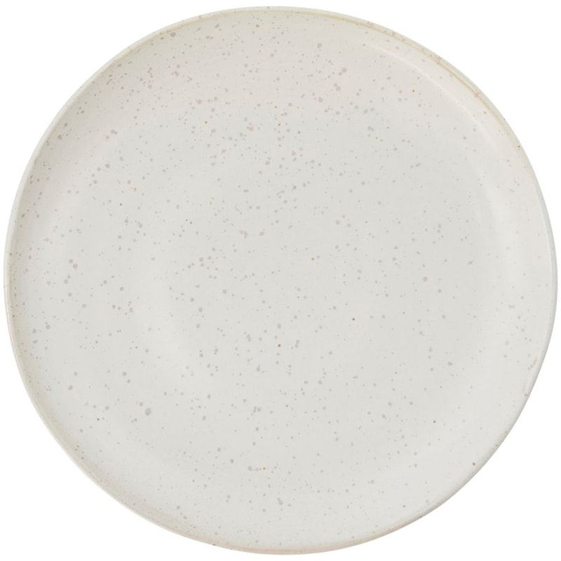 Pion Tallerken 21,5 cm, Hvid / Grå