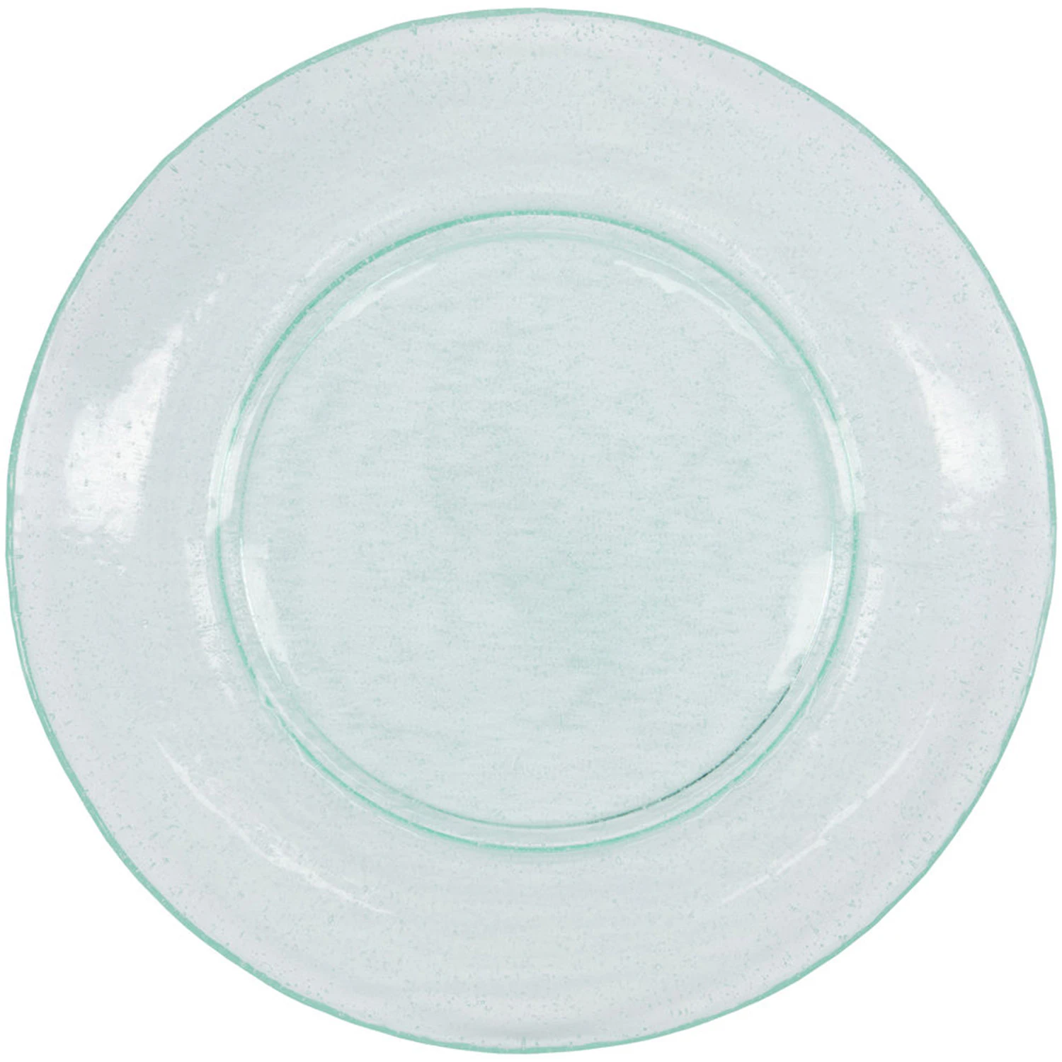 House Doctor Rain Tallerken 2-pak 27 Cm - Middagstallerkner Glas Aqua - 262680001