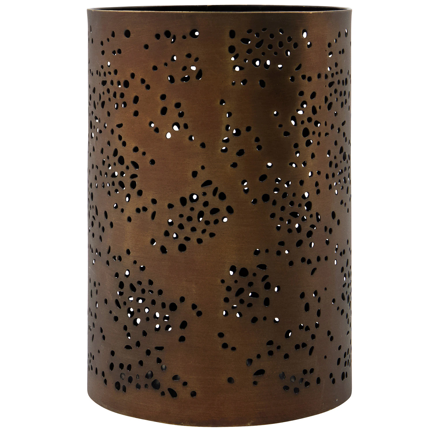 House Doctor Rando Lysestage 19 Cm - Lysestager Jern Antique Brown - 205850941