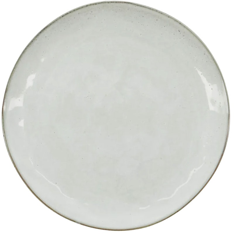 Rustik tallerken 20 cm, gråblå