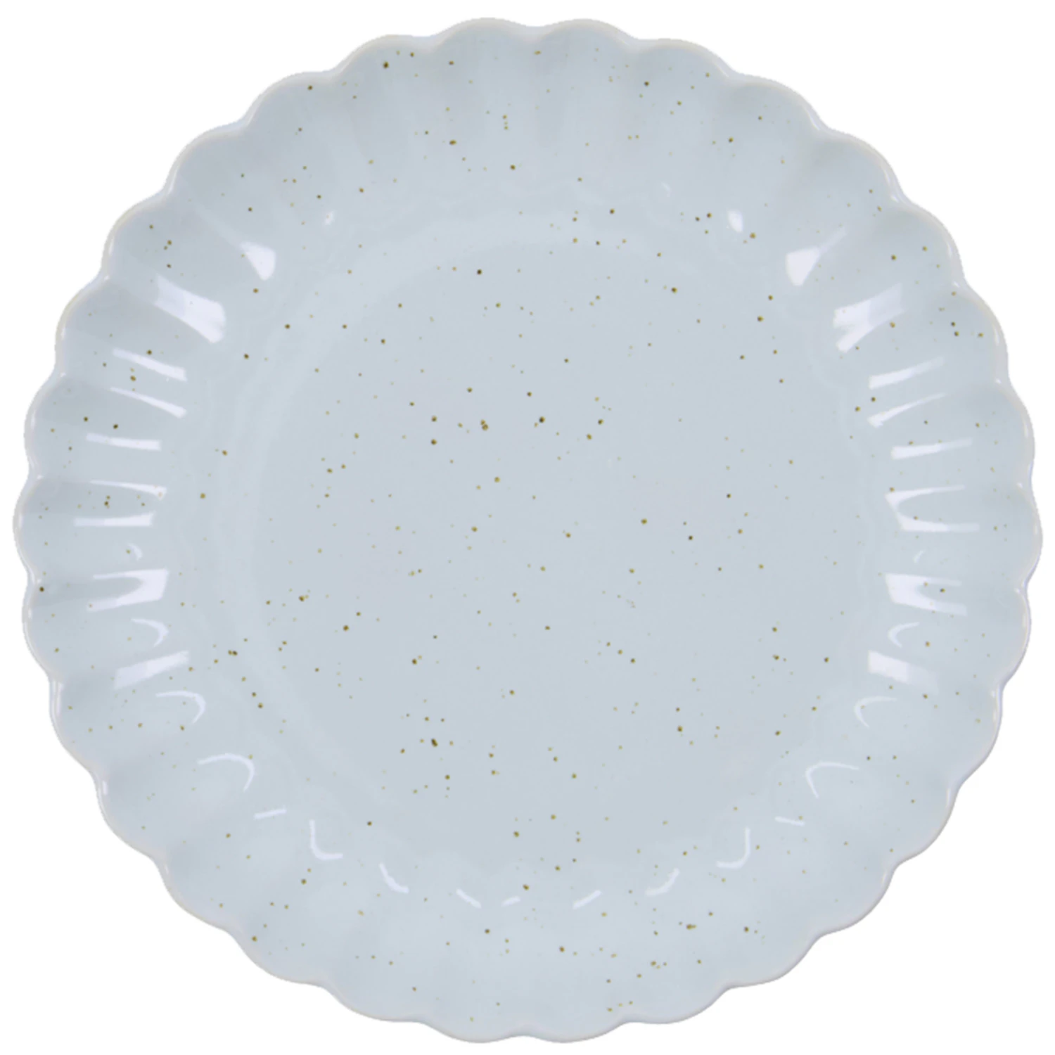 House Doctor Scallop Tallerken &Oslash;20 Cm - Middagstallerkner Stent&oslash;j Lysebl&aring; - 267710017