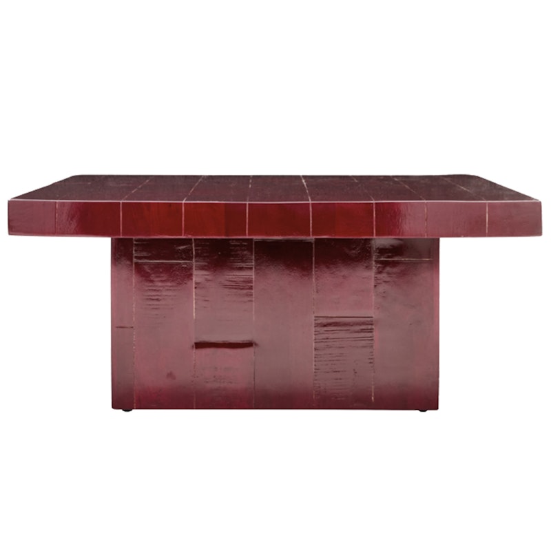 Brick Sofabord 100x100 cm, Rødt