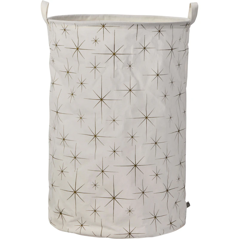 Stars Opbevaringskurv, Offwhite / Guld
