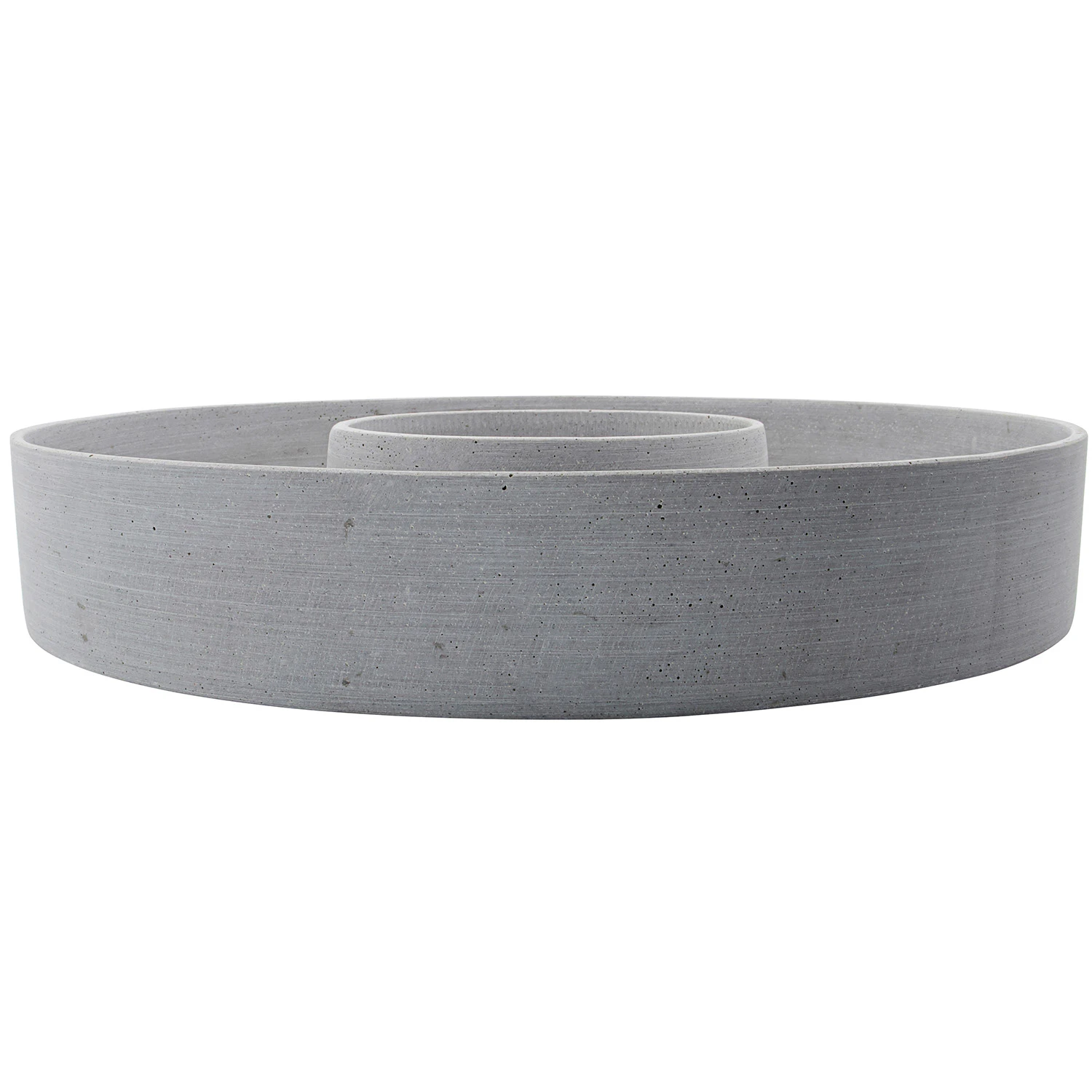 House Doctor The Ring Bloklysestage &Oslash;45 Cm Beton - Lysestager Polyresin Gr&aring; - 207872022