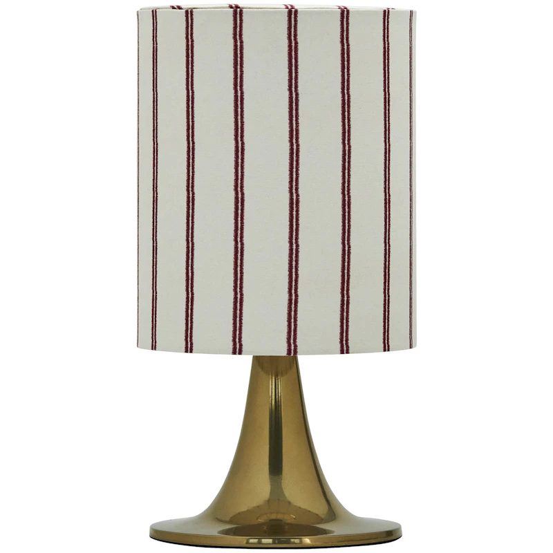Tulip Bordlampe, Antik Messing