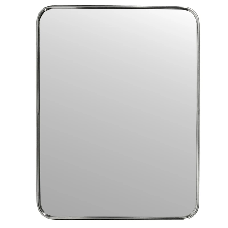 Mirror Vægspejl 60x80 cm, Brushed Sølv