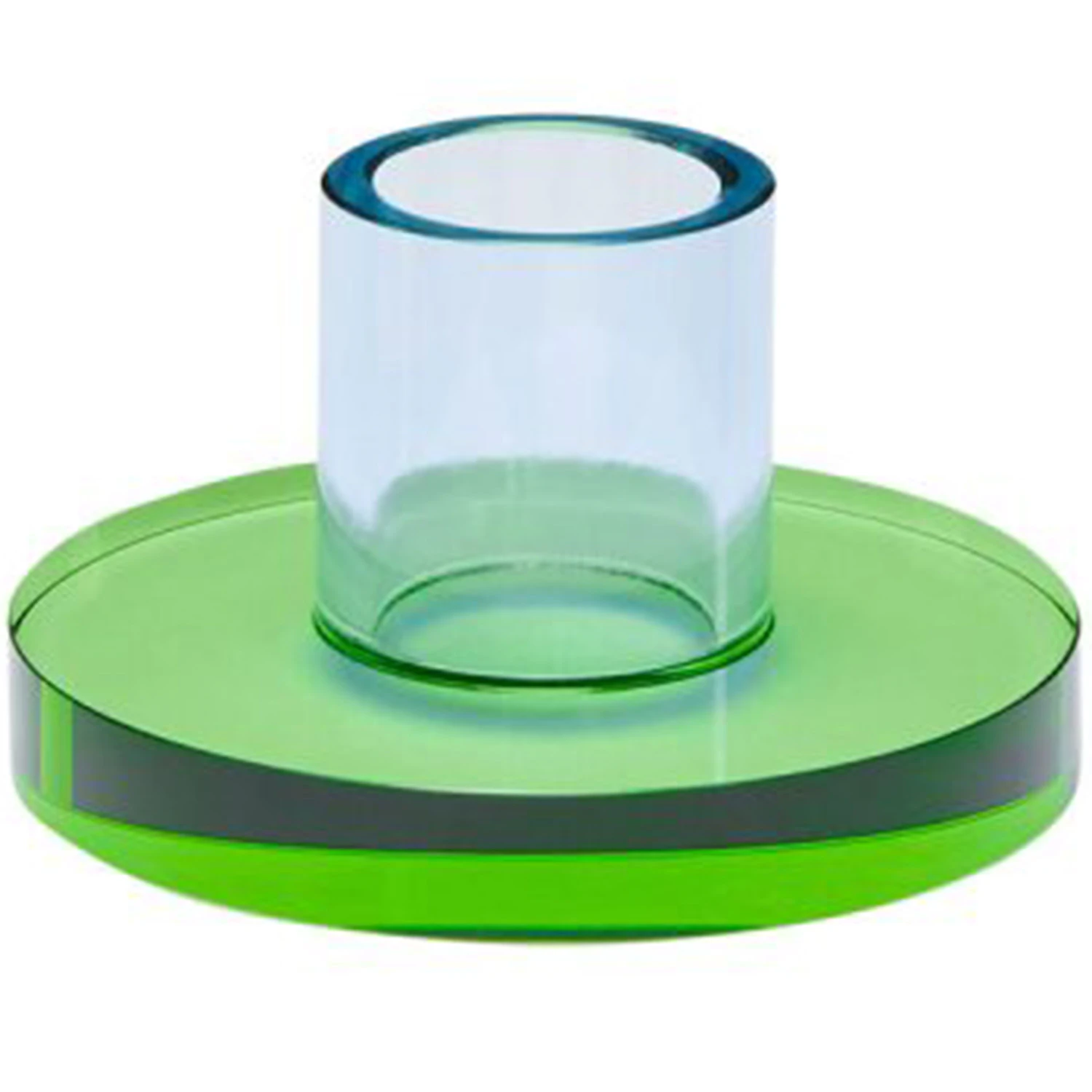 H&uuml;bsch Astra Lysestage /gr&oslash;n - Lysestager Krystal Bl&aring; - 991703