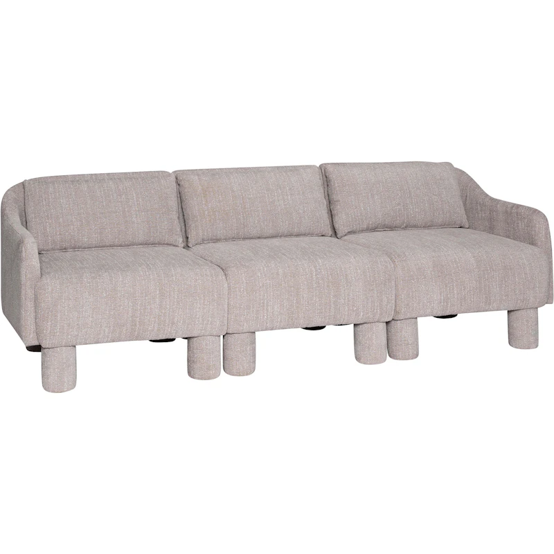 Elegance 3-Seater Sofa, Light Green
