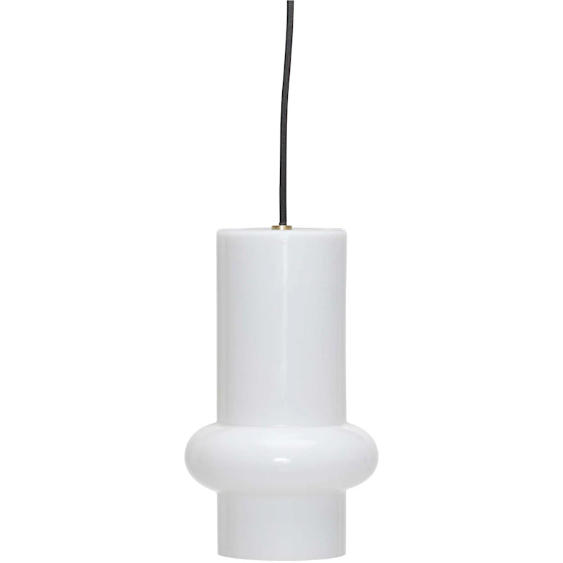Pilule Down Pendant, Glossy White