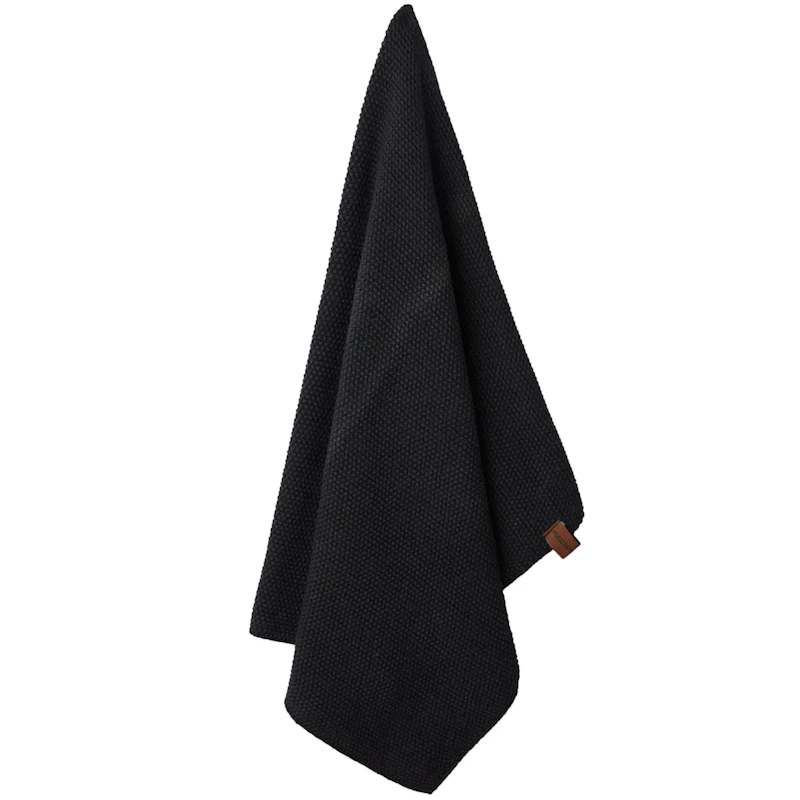 Knitted Viskestykke, Coal