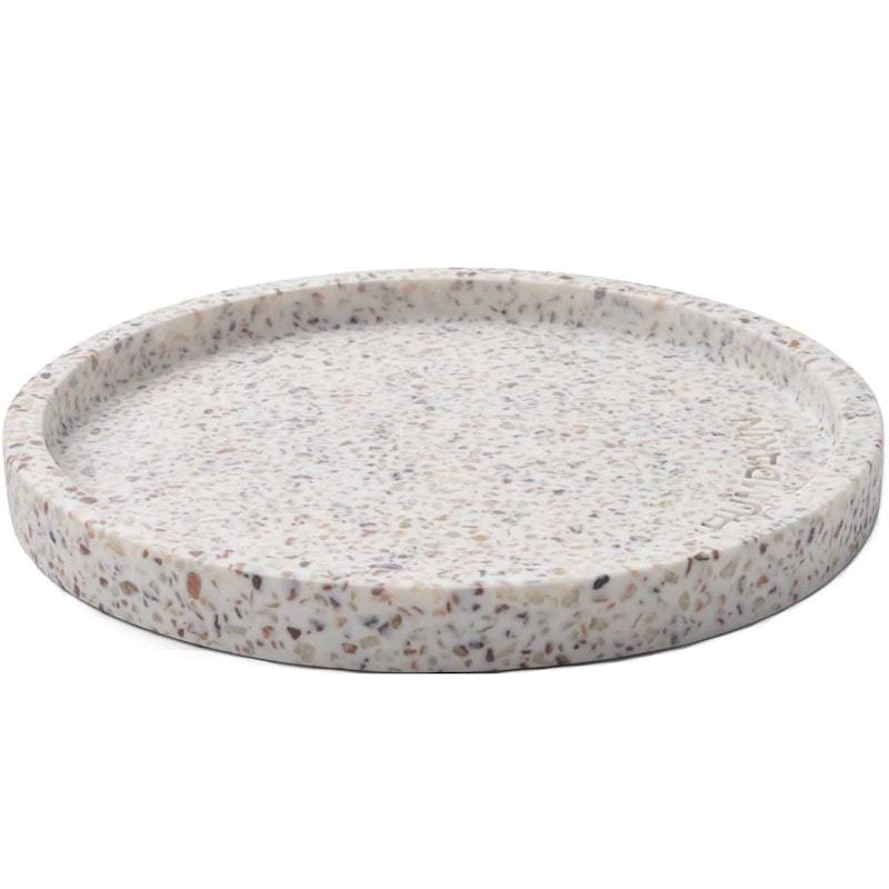 Terrazzo Bakke Ø20 cm, Hvid