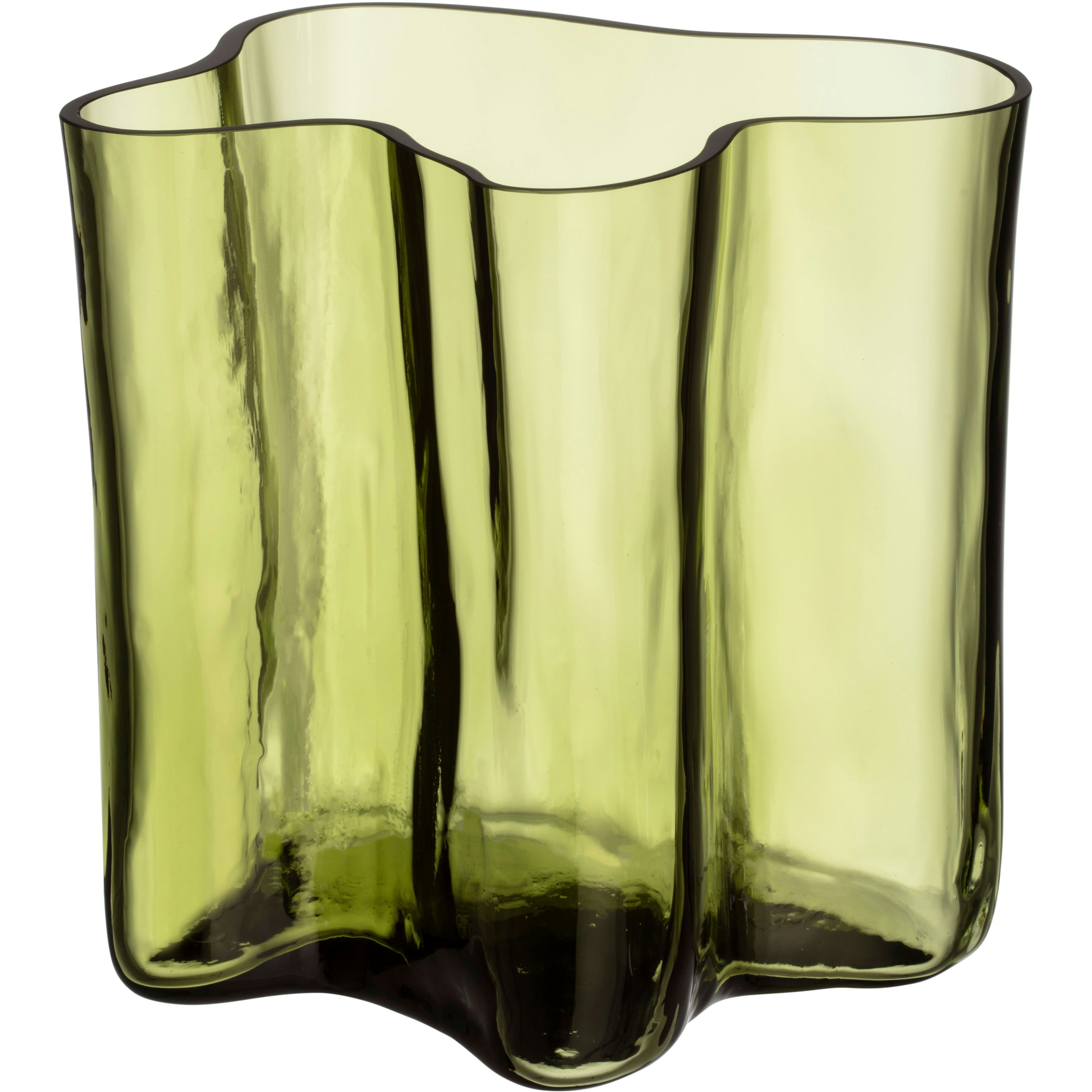 Iittala Aalto Vase 200 Mm Finsk Sand - Vaser Glas Gr&oslash;n - 1082764