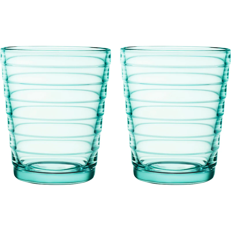 Aino Aalto Drikkeglas 22 cl 2-pak, Water Green