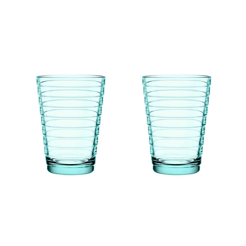 Aino Aalto Drikkeglas 33 cl 2-pak, Water Green