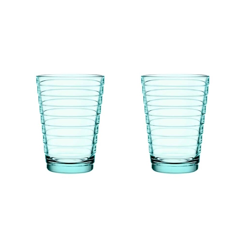 Aino Aalto Drikkeglas 33 cl 2-pak, Water Green