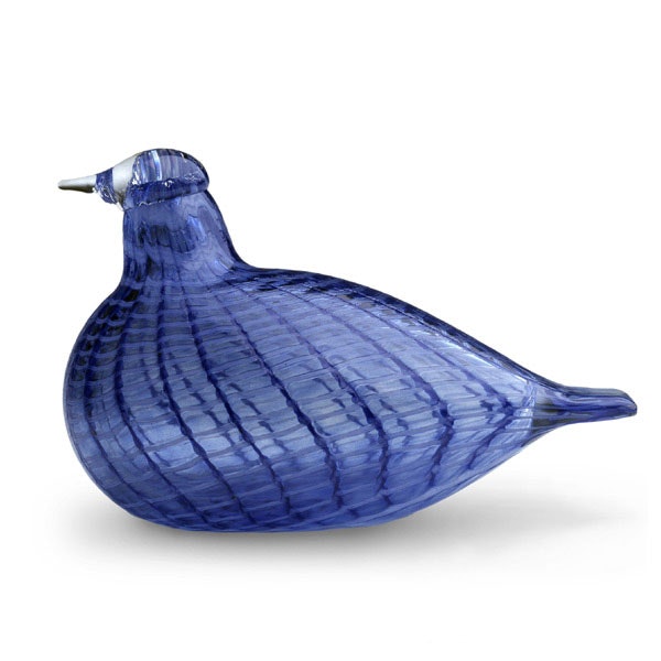 Iittala Birds By Toikka fugl - Kunstglas Glas Bl&aring; - 1007080