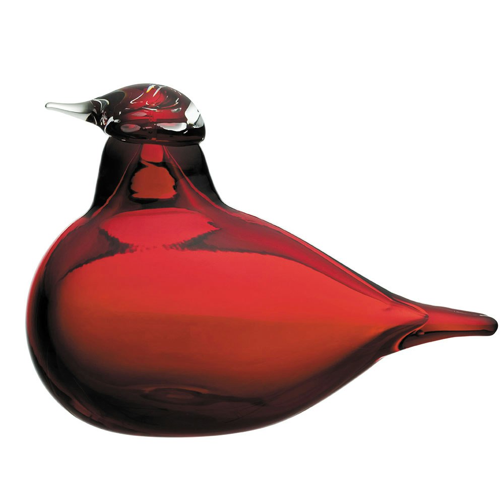 Iittala Birds By Toikka Lille Terne raneb&aelig;r - Kunstglas Glas R&oslash;d - 1014462