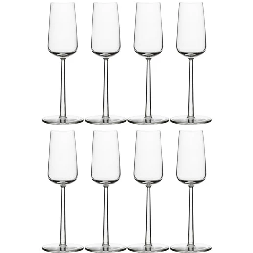 Iittala Essence Champagne 21 Cl 8-pak - Champagneglas Glas Klar - 1009139-8PCS