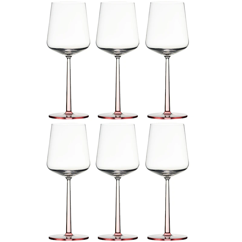 Essence Rødvinsglas 45 cl 6-pak, Rose