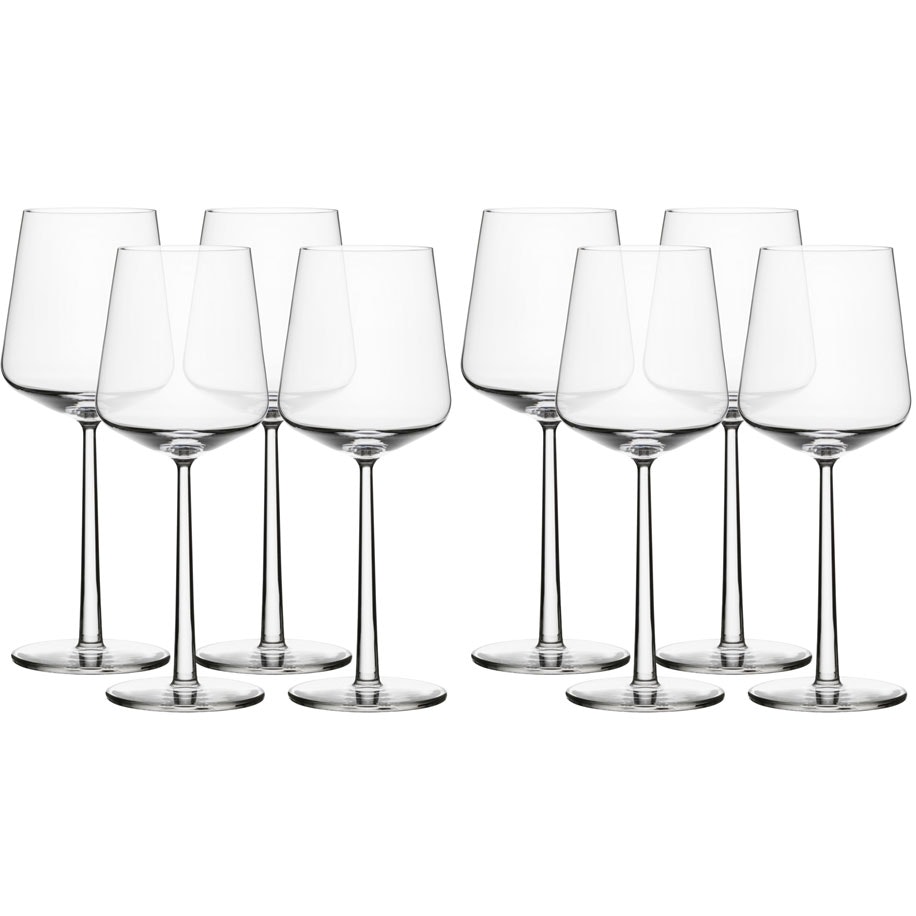 Iittala Essence R&oslash;dvins 45 Cl 8-pak - Vinglas Glas Klar - 1009141-8PCS