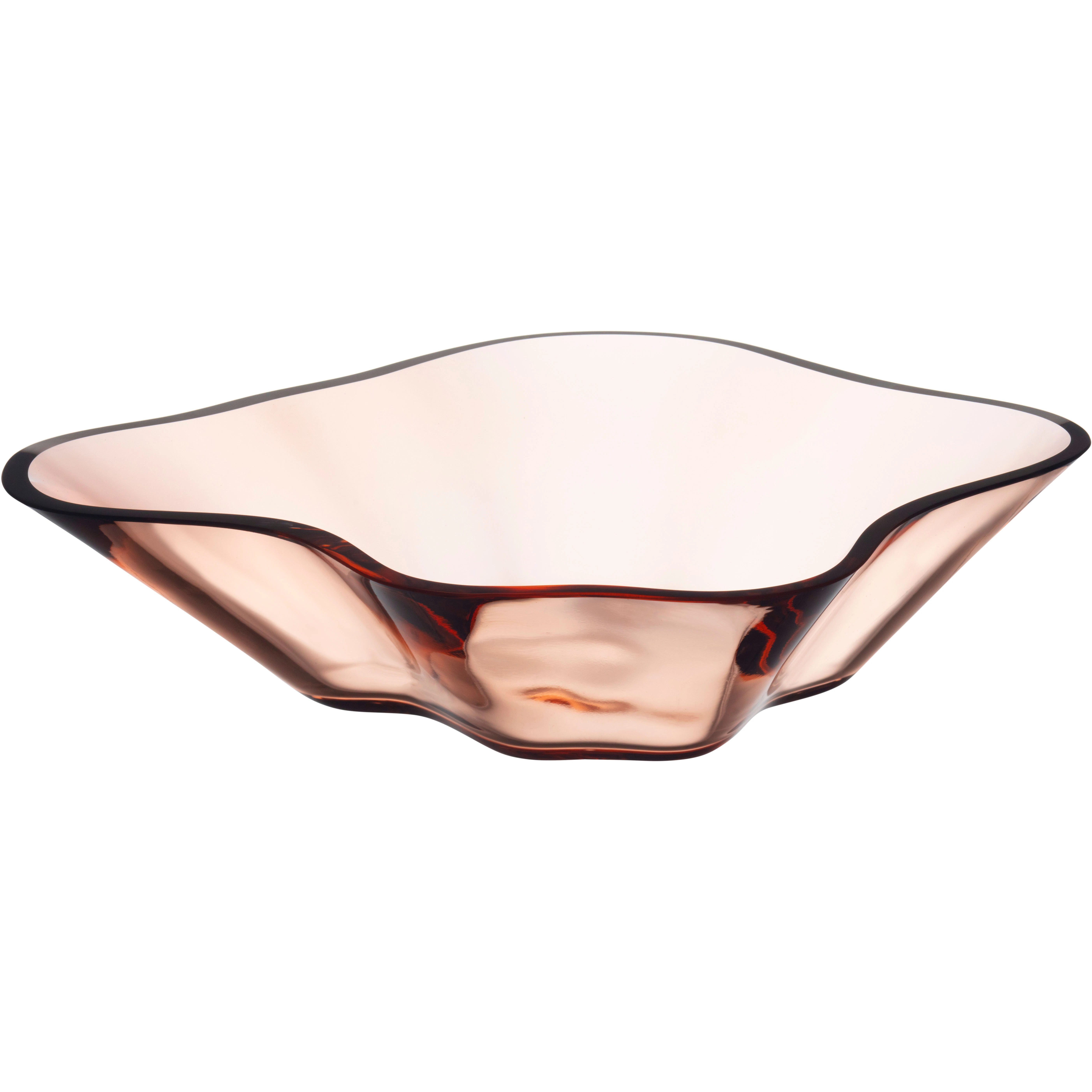 Iittala Flower Sk&aring;l 279x75 Mm - Frugtsk&aring;le Glas Brun - 1082767