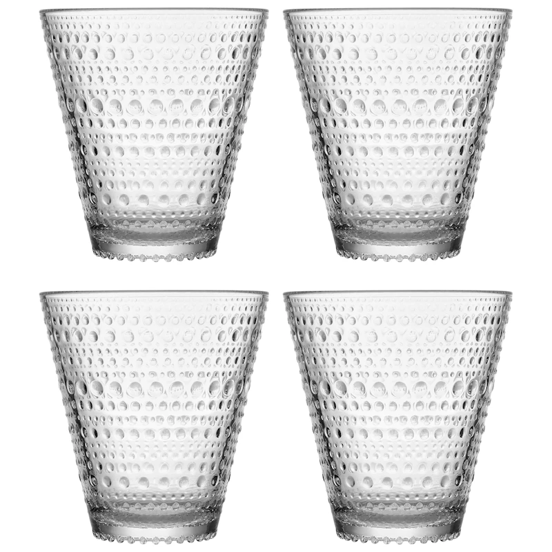Kastehelmi Drikkeglas 30 cl 4-pak, Klart