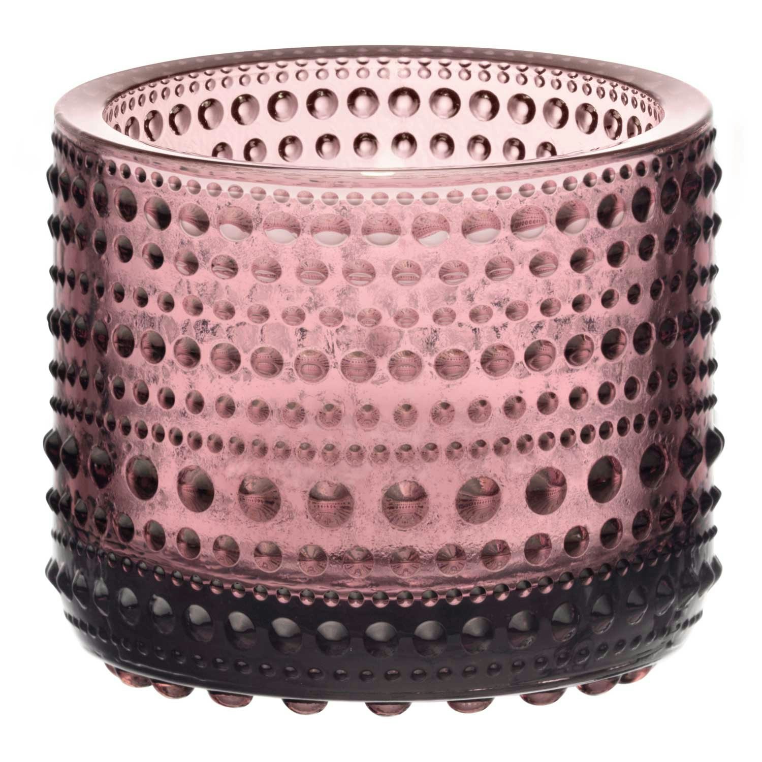 Iittala Kastehelmi Lanterne 6,4 Cm - Fyrfadsstager Glas Heather - 1070205