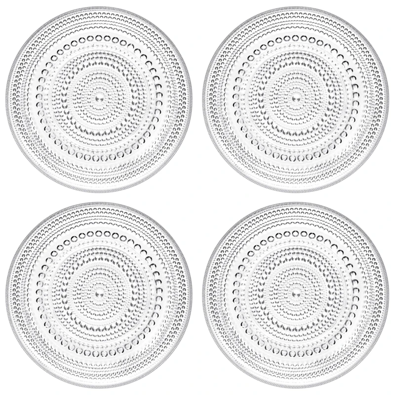 Kastehelmi Sidetallerken 17 cm 4-pak, Klar