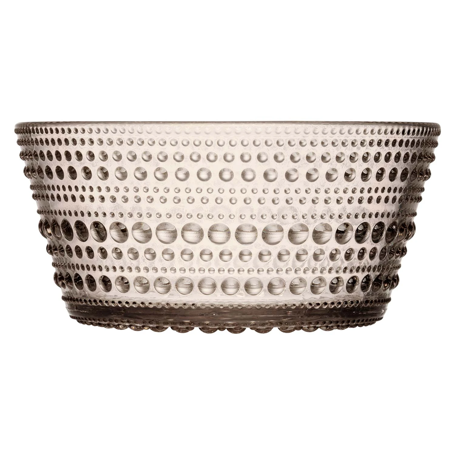 Iittala Kastehelmi Sk&aring;l 23 Cl H&oslash;rfarvet - Serveringssk&aring;le Glas Linen - 1051168