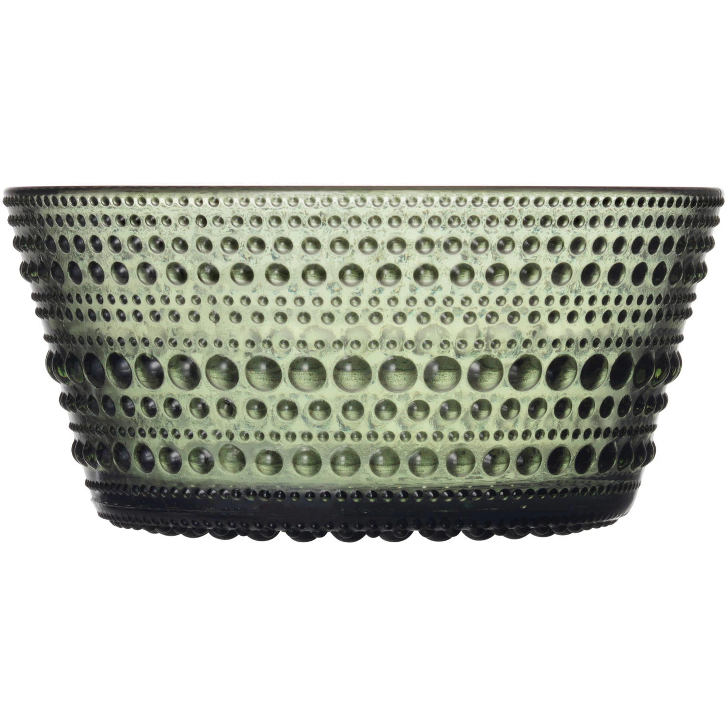 Iittala Kastehelmi Bowl 23 Cl - Serveringssk&aring;le Glas Pine Green - 1070589