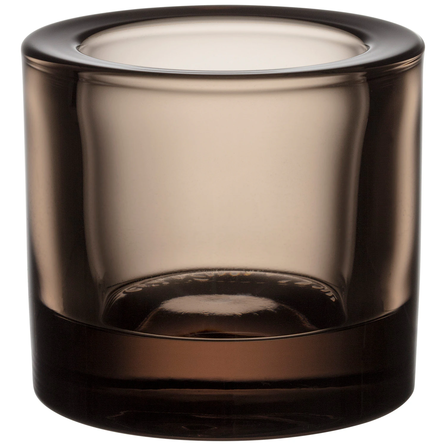 Iittala Kivi Fyrfadsstage 6 Cm - Fyrfadsstager Glas Linen - 1062235