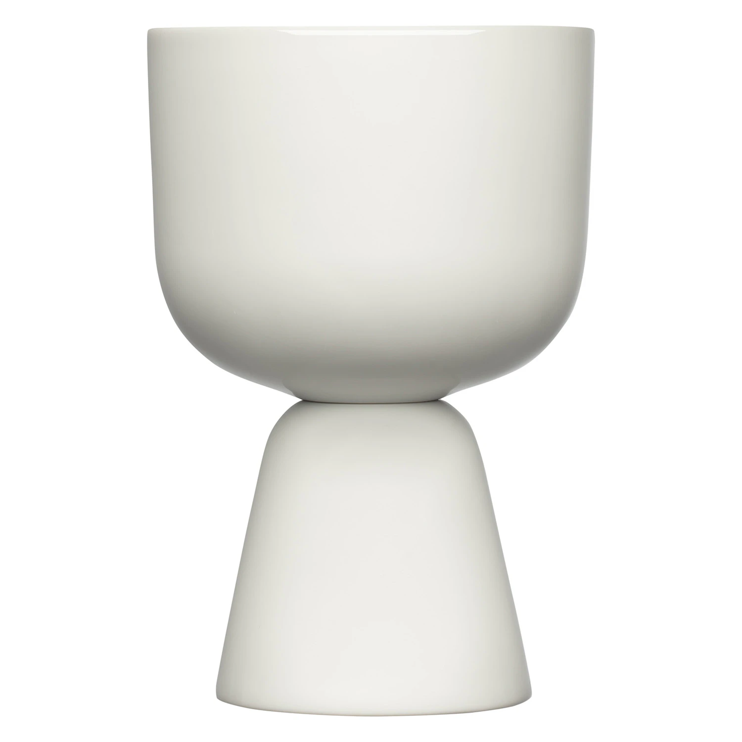Iittala Nappula Krukke 19x12,5 Cm - Krukker Keramik Hvid - 1072813