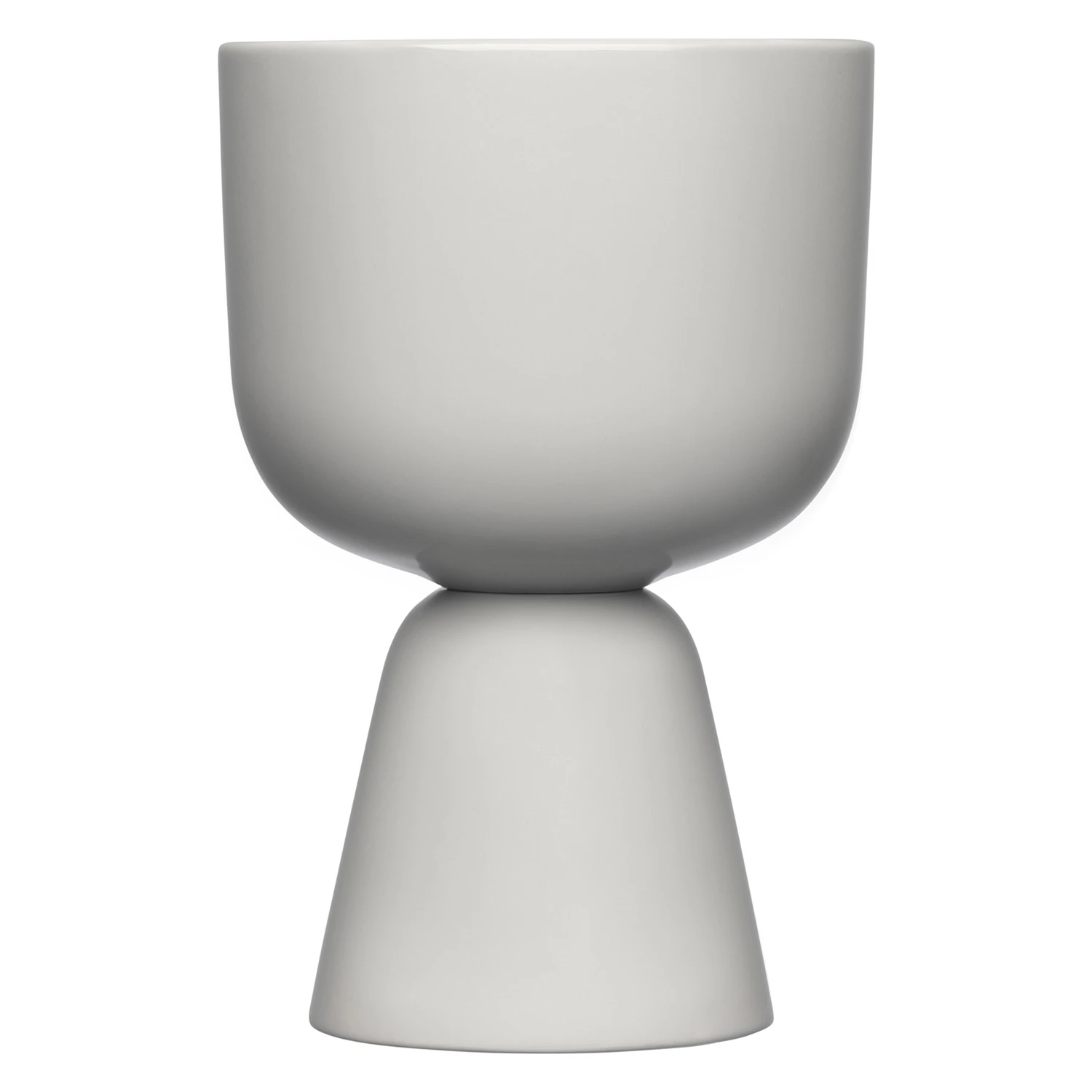 Iittala Nappula Krukke 19x12,5 Cm - Krukker Keramik Lysegr&aring; - 1072815