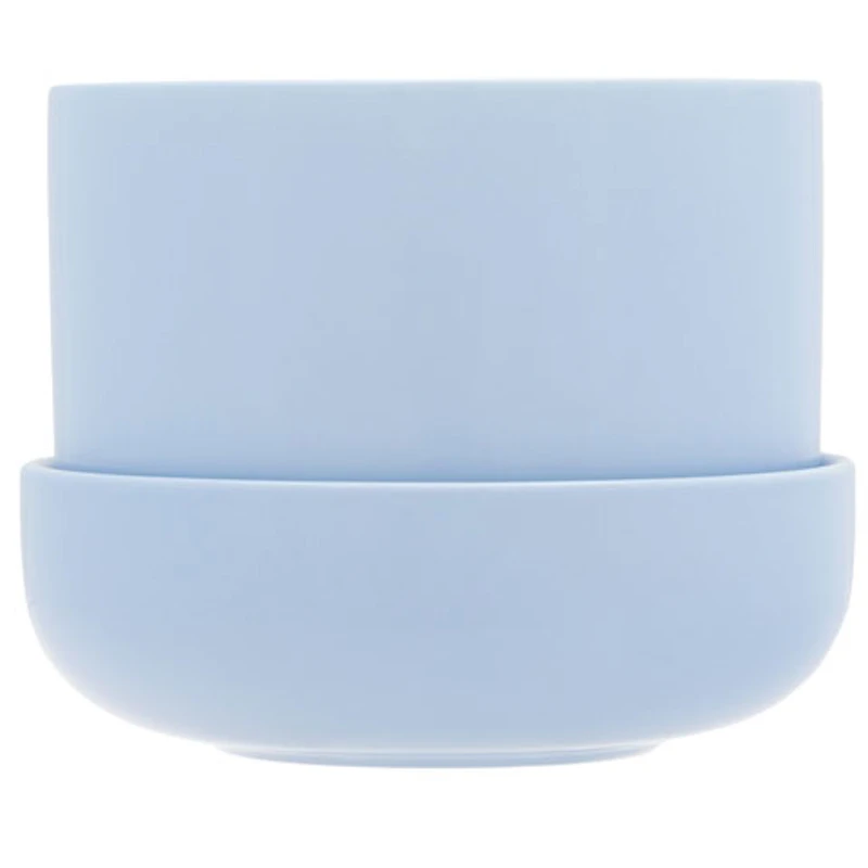 Nappula Krukke Med Underkop 17x13 cm, Aqua