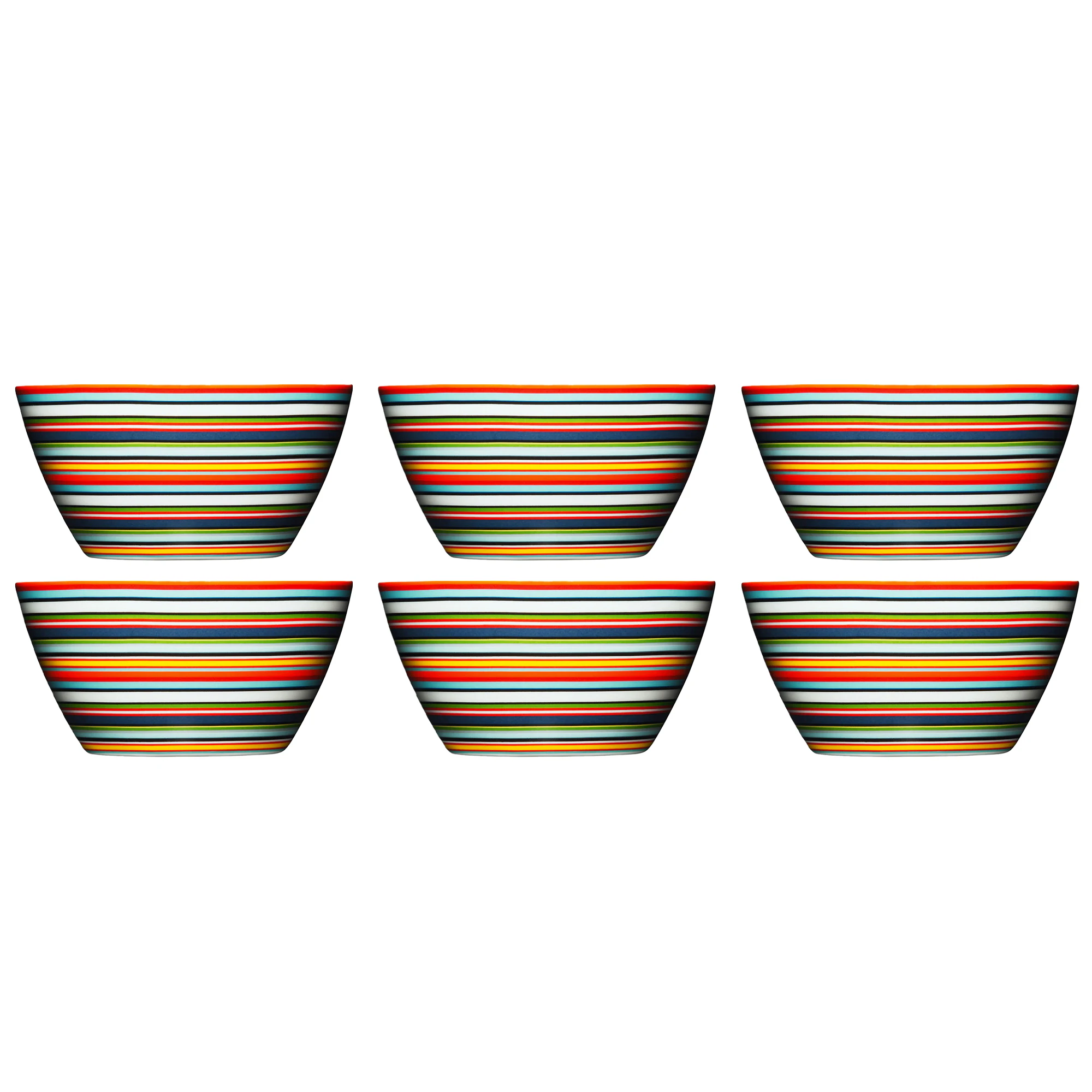 Iittala Origo Sk&aring;l 50 Cl 6-pak - Serveringssk&aring;le Porcel&aelig;n Orange - 1011823X6