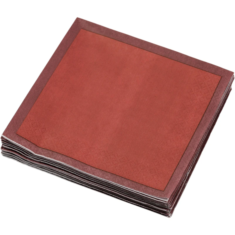 Servietter 33x33 cm, Kirsebærrøde