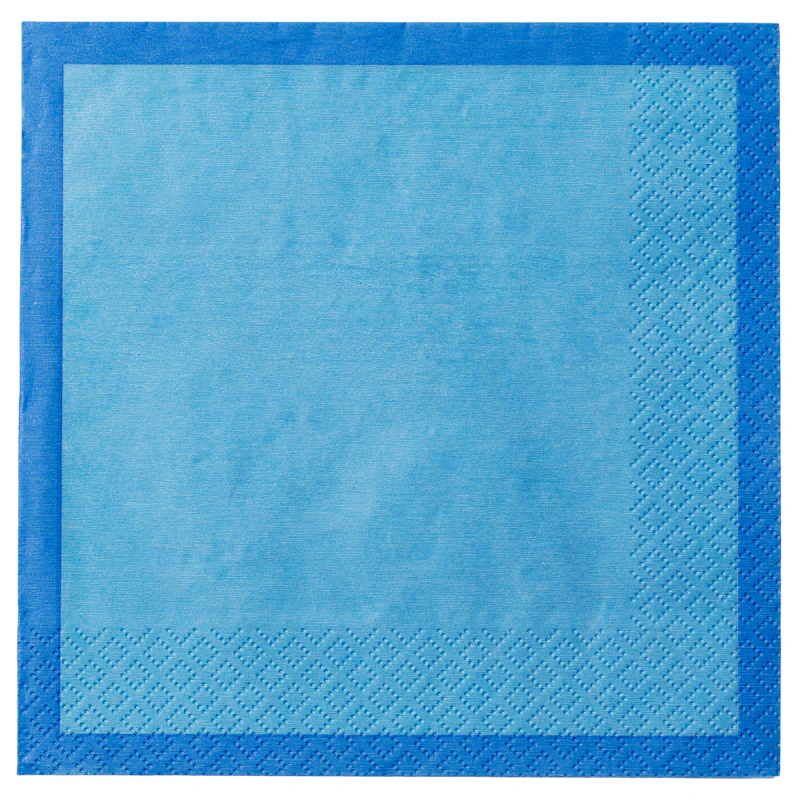 Servietter 33x33 cm, Electric Blue