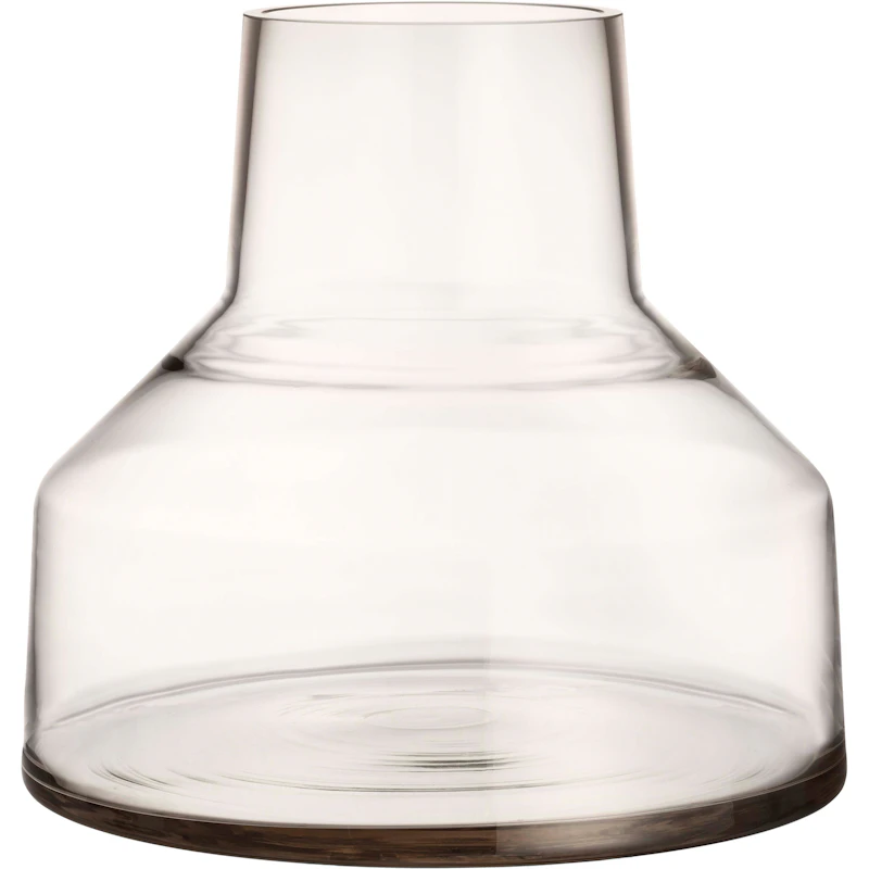 Solare Vase Lav 20x22 cm, Hørfarvet