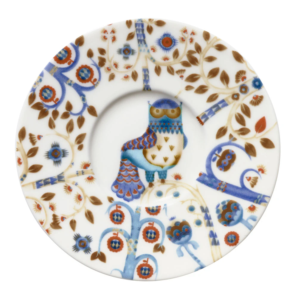 Iittala Taika Espresso Underkop - Kagetallerken & Desserttallerken Porcel&aelig;n Hvid - 1012447