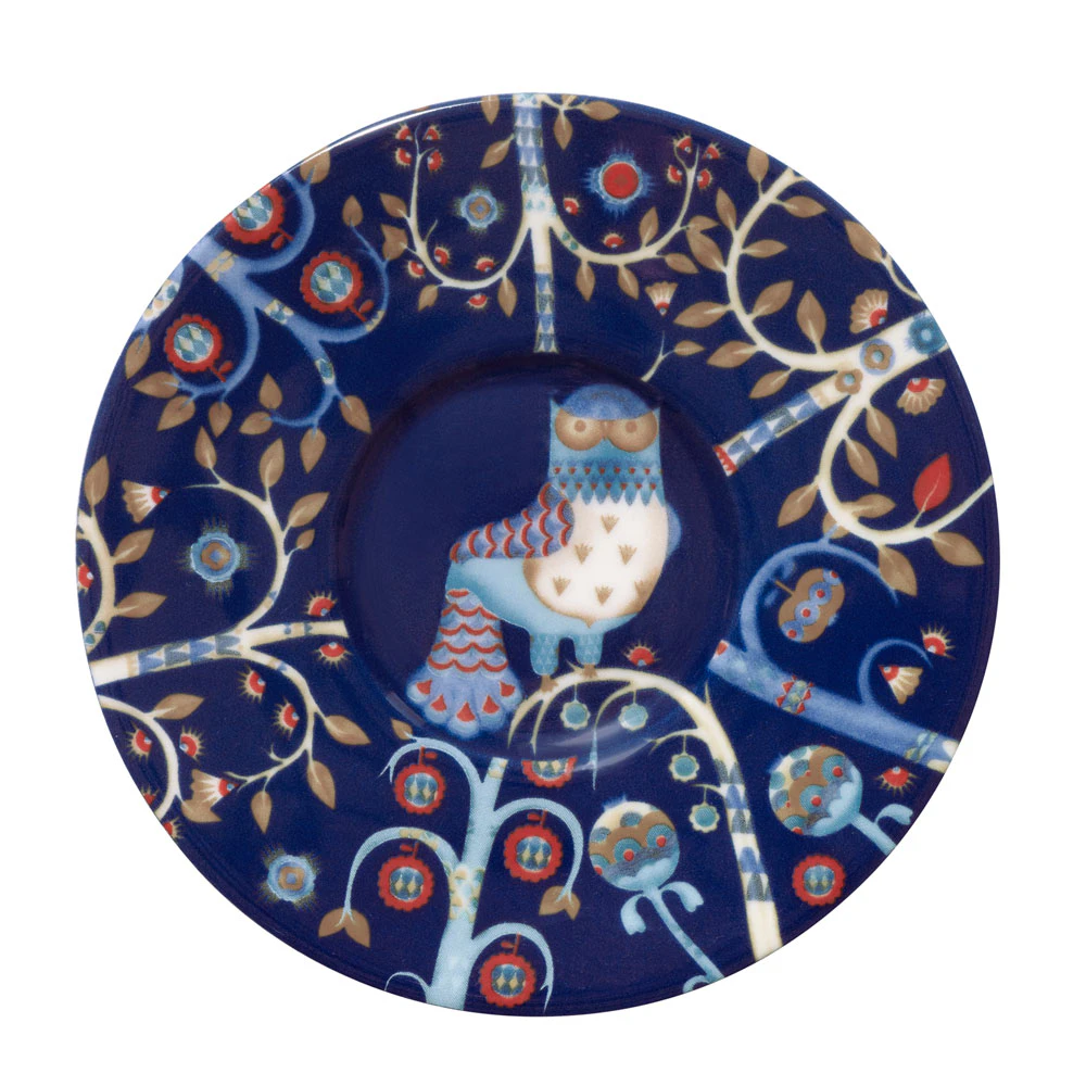 Iittala Taika Espresso Underkop - Kagetallerken & Desserttallerken Porcel&aelig;n Bl&aring; - 1012448