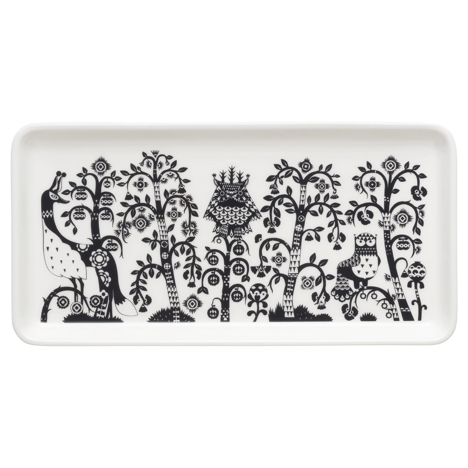 Iittala Taika Tallerken 12x24 Cm - Middagstallerkner Vitroporcelain Sort - 1070932
