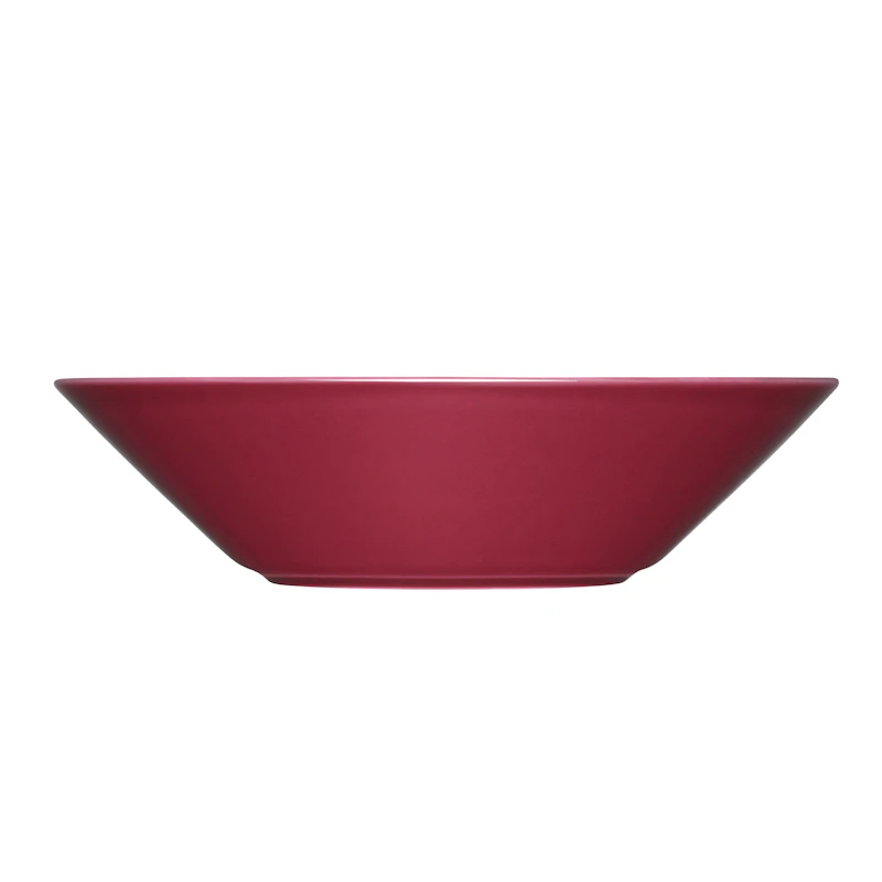 Teema Dyb Tallerken 21 cm, Kirsebærrød