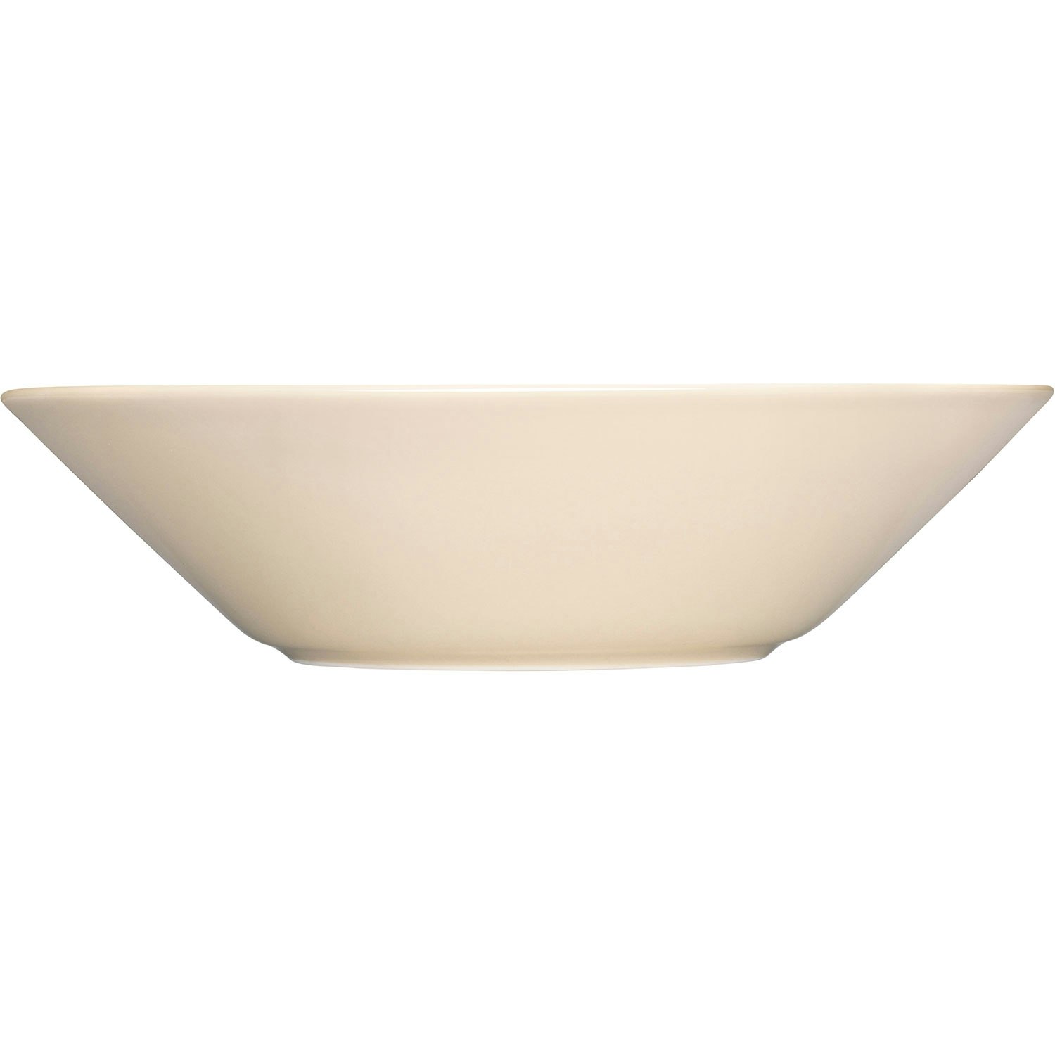 Iittala Teema Dyb Tallerken 21 Cm H&oslash;rfarvet - Dybe tallerkner Porcel&aelig;n Linen - 1061243