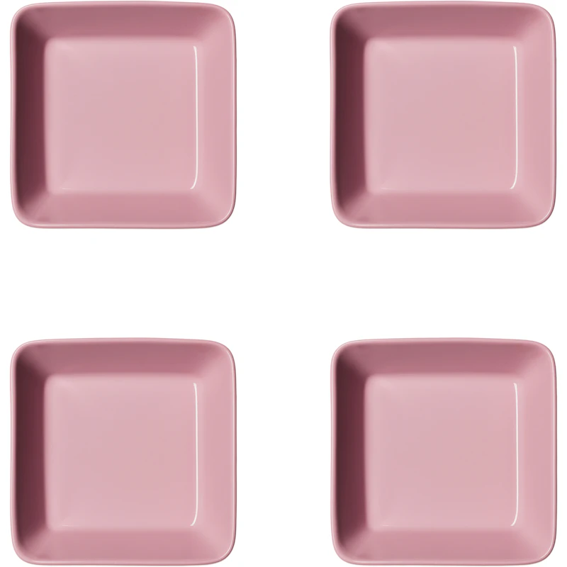 Teema Fad 12x12 cm 4-pak, Rose