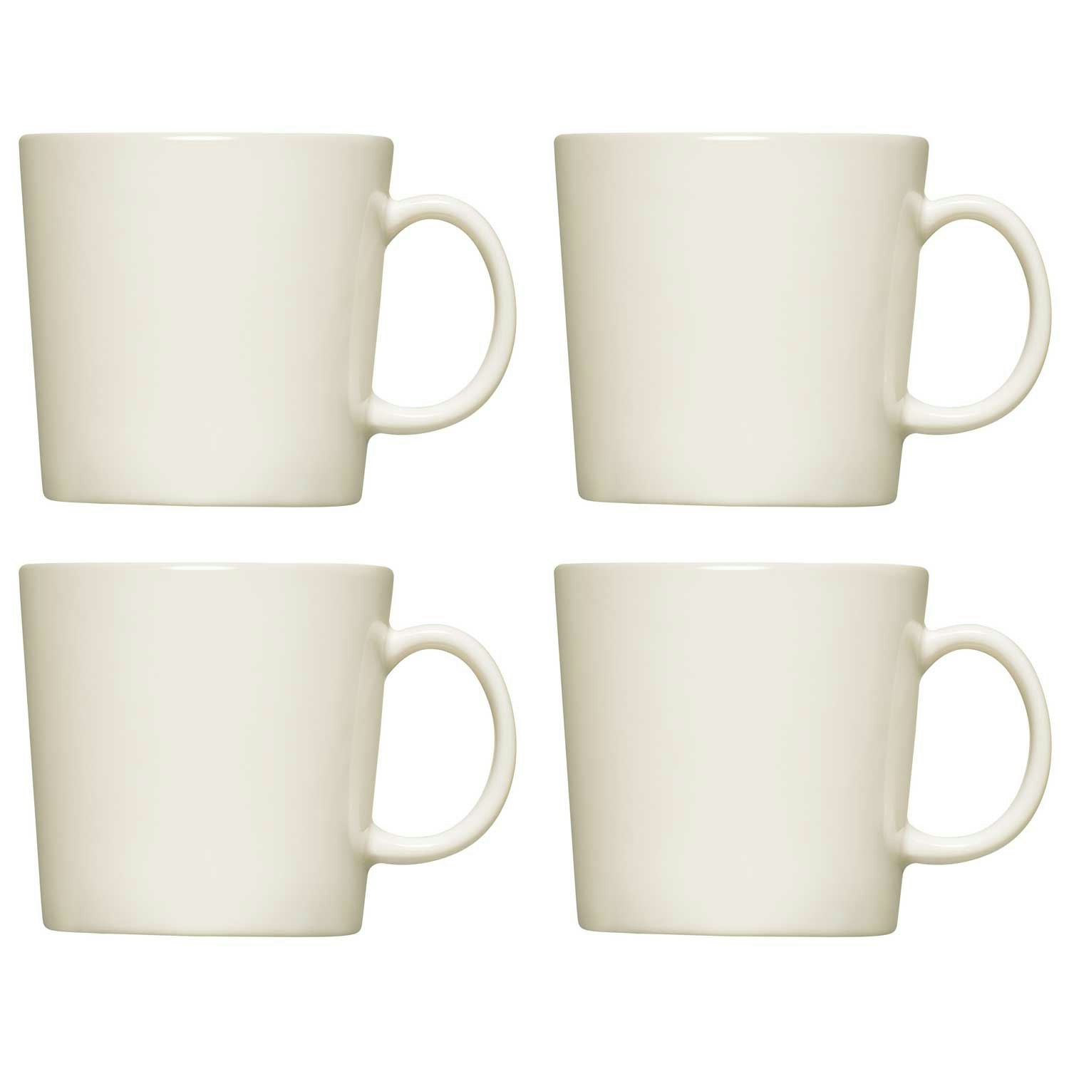 Iittala Teema Krus 4-pak 30 Cl e - Kaffekopper Porcel&aelig;n Hvid - 1028182