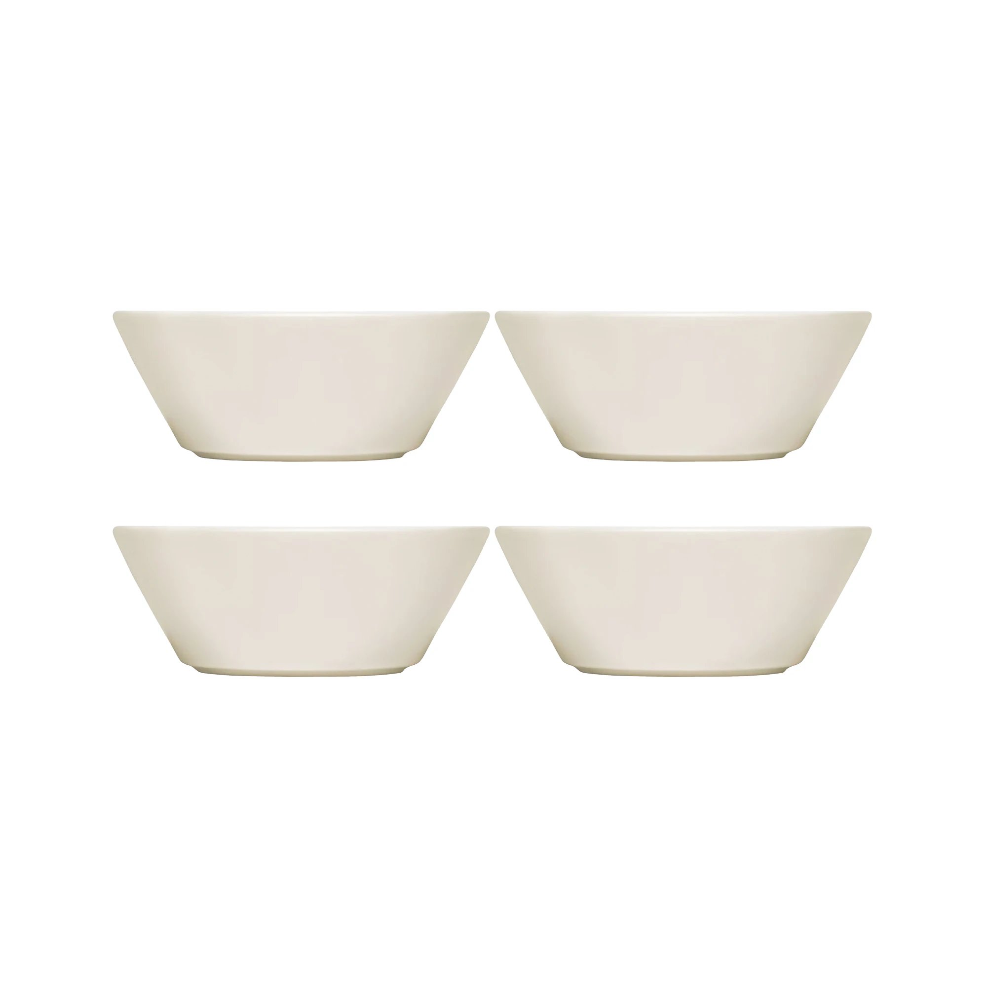 Iittala Teema Sk&aring;l 15 Cm 4-pak - Serveringssk&aring;le Porcel&aelig;n Hvid - 1005476X4