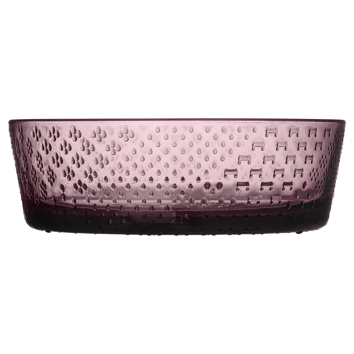 Iittala Tundra Sk&aring;l 62 Cl Lyng - Serveringssk&aring;le Glas Heather - 1072726