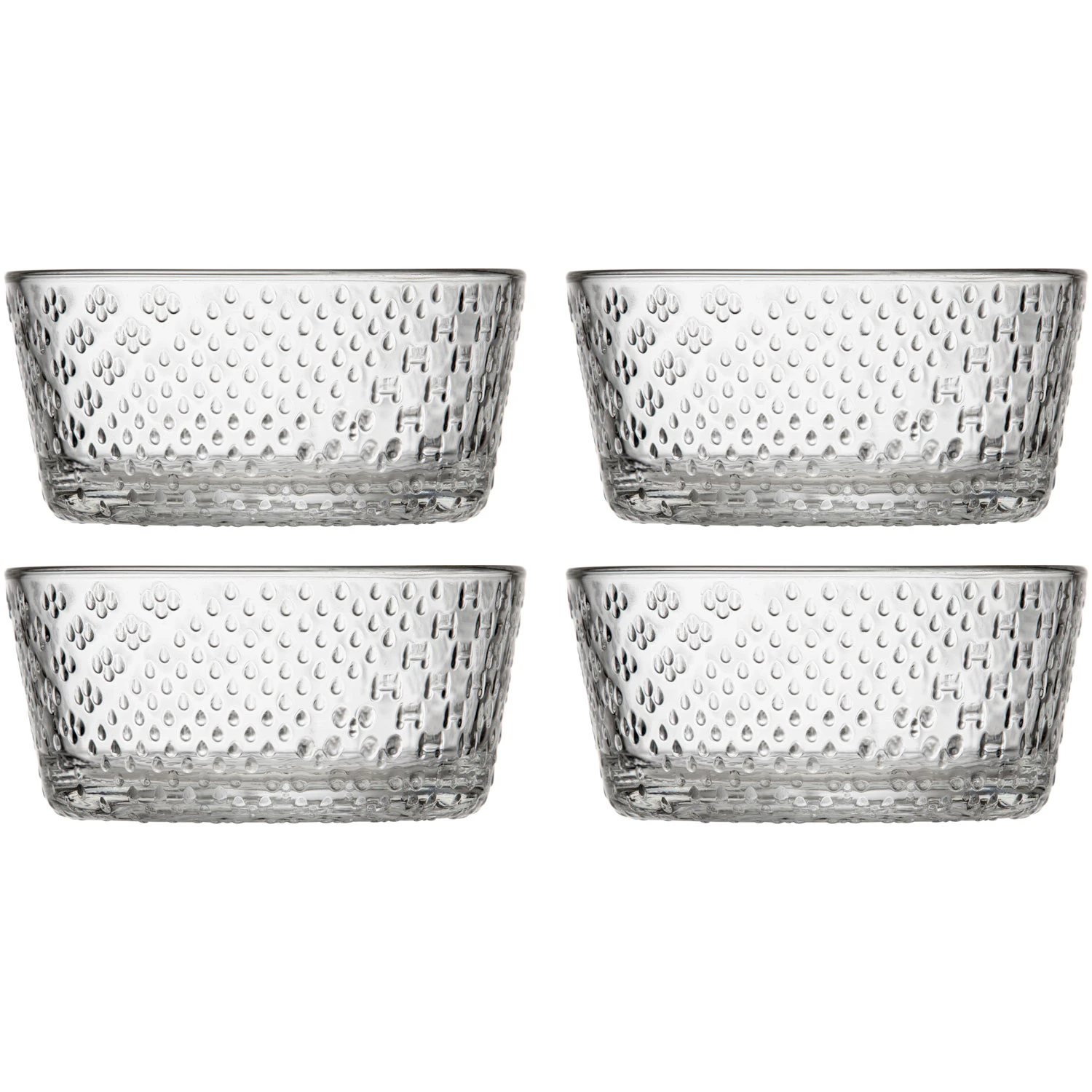 Iittala Tundra Sk&aring;le 4-pak 25 Cl e - Serveringssk&aring;le Glas Klar - 1069534