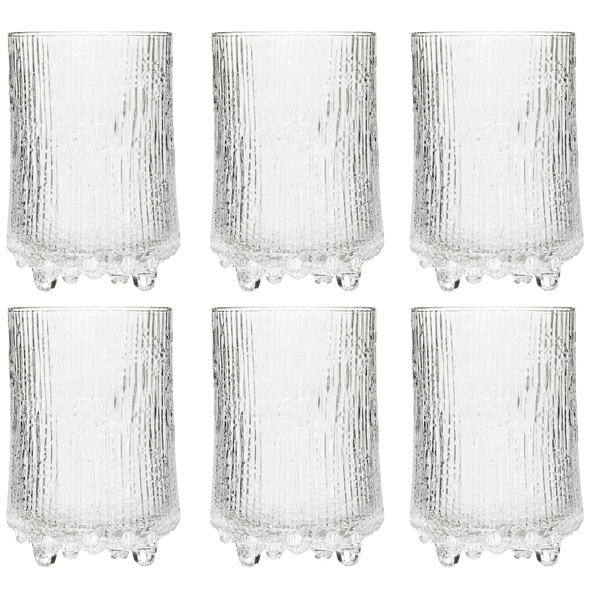 Iittala Ultima Thule &Oslash;l 38 Cl 6-pak t - &Oslash;lglas Glas Klar - 1008517X3